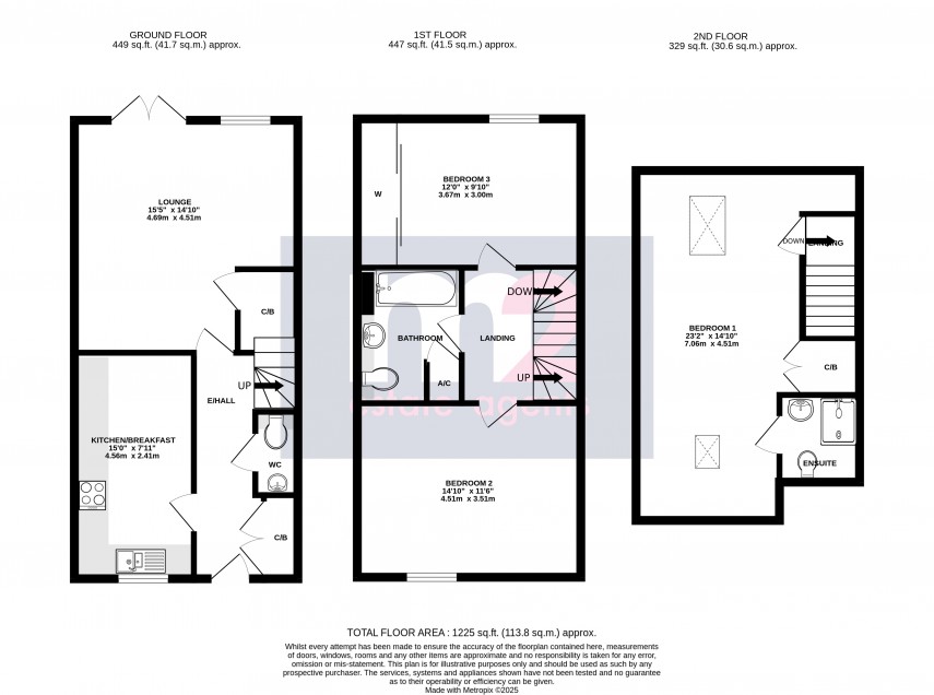 Floorplan for Tutshill, Chepstow, Gloucestershire