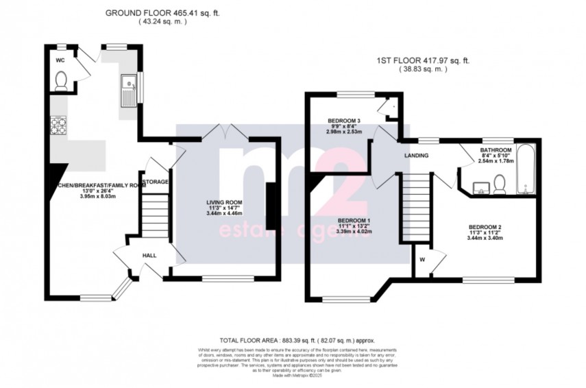 Floorplan for Christchurch Road, Newport