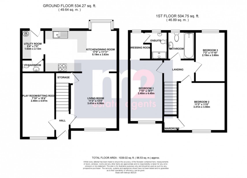 Floorplan for Abercarn, Newport, Caerphilly