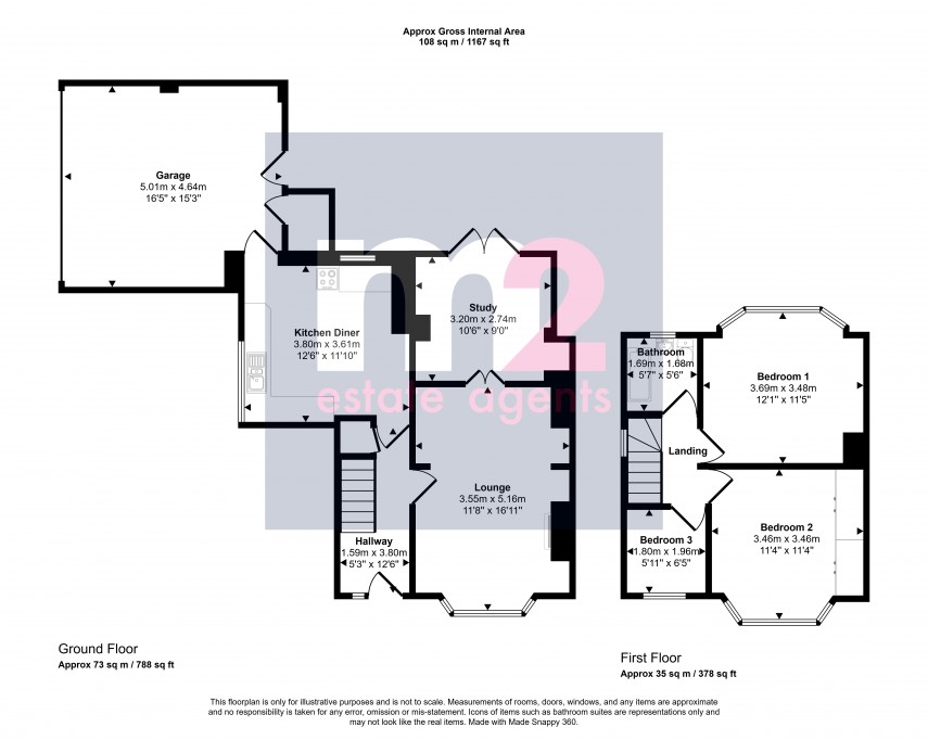 Floorplan for Park Crescent, Newport