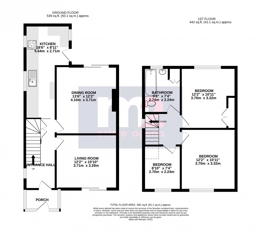 Floorplan for Beaufort, Ebbw Vale, Blaenau Gwent