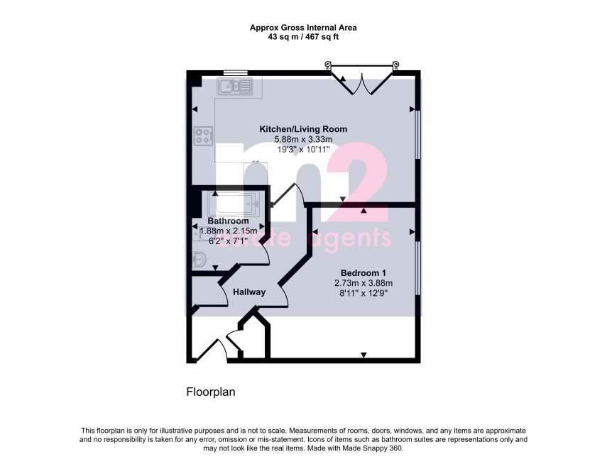 Floorplan for Newport, Gwent