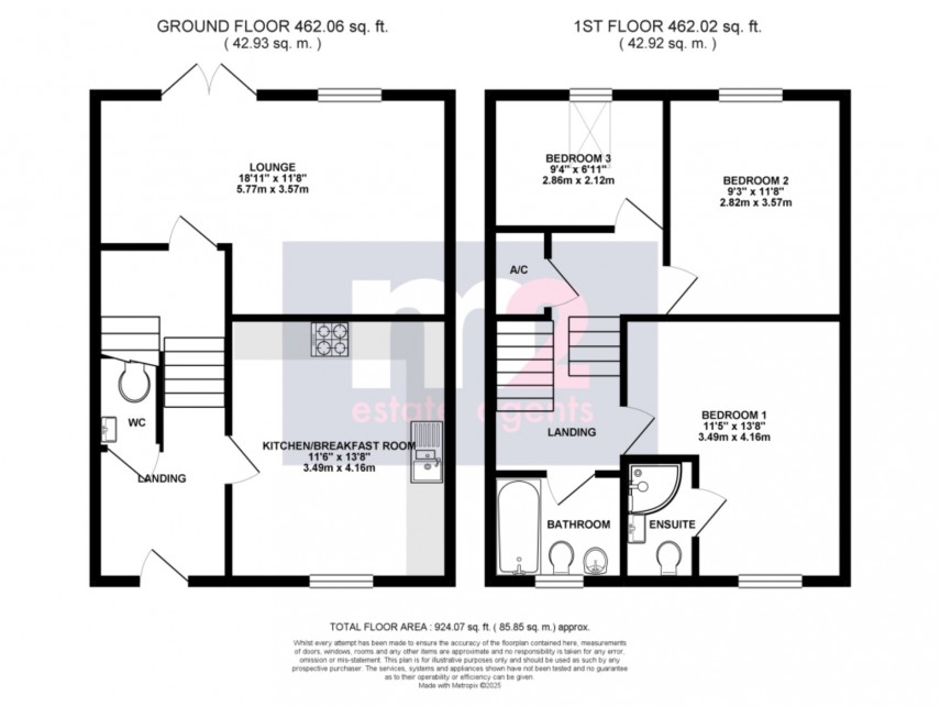 Floorplan for Blaenavon, Pontypool, Torfaen