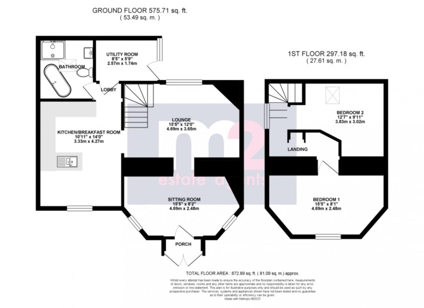 Floorplan for Llanbadoc, Usk, Monmouthshire