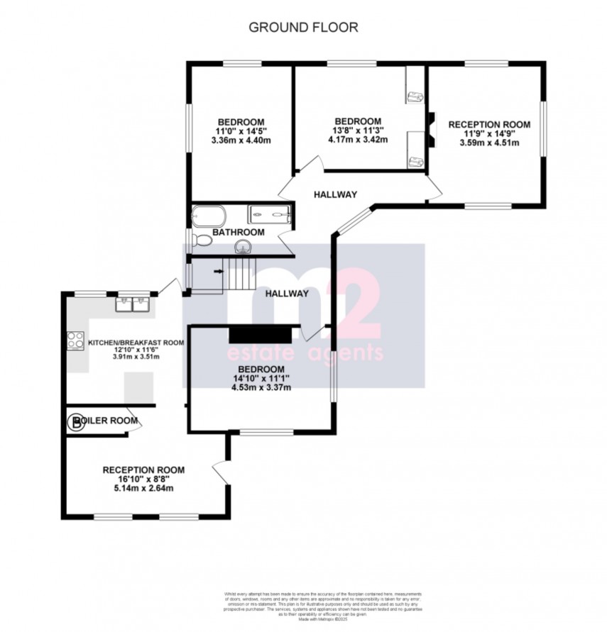 Floorplan for Penperlleni, Pontypool, Monmouthshire