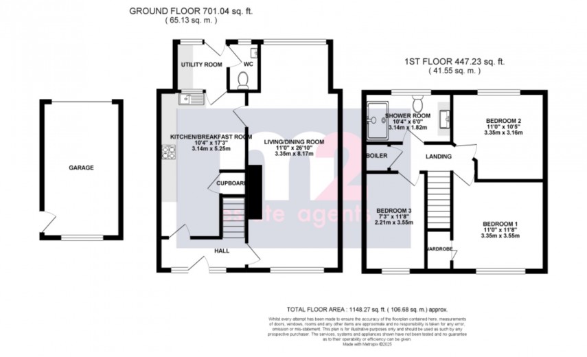 Floorplan for Llanmartin, Newport
