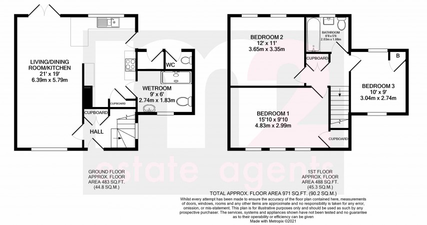 Floorplan for Beechfield Avenue, Newport