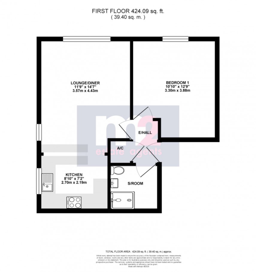 Floorplan for Ponthir, Newport