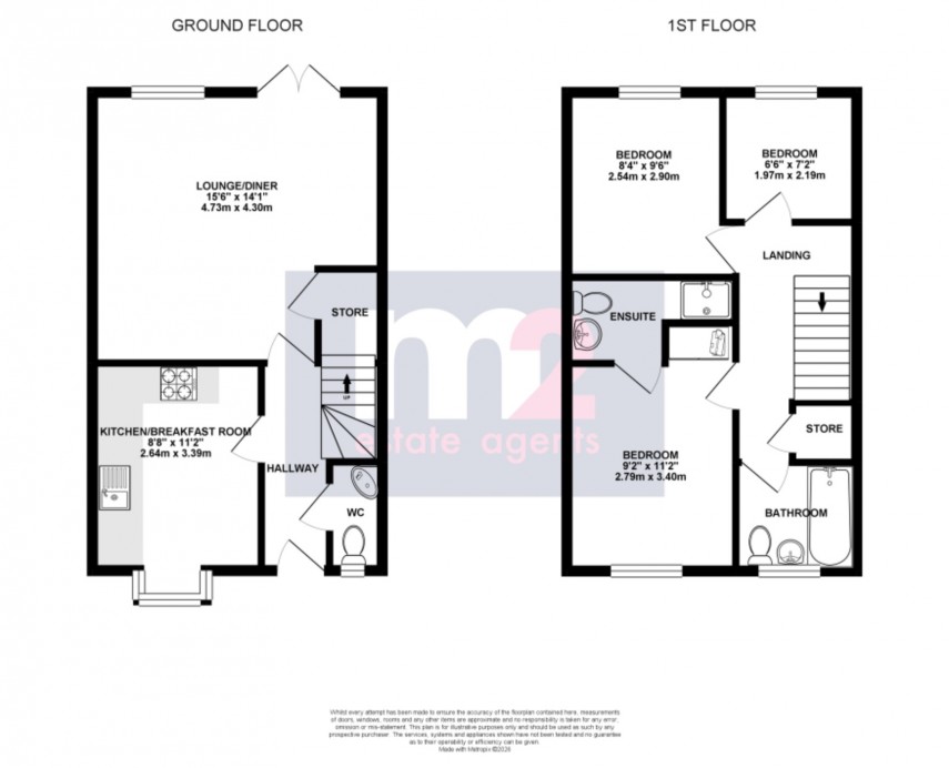 Floorplan for Rogerstone, Newport