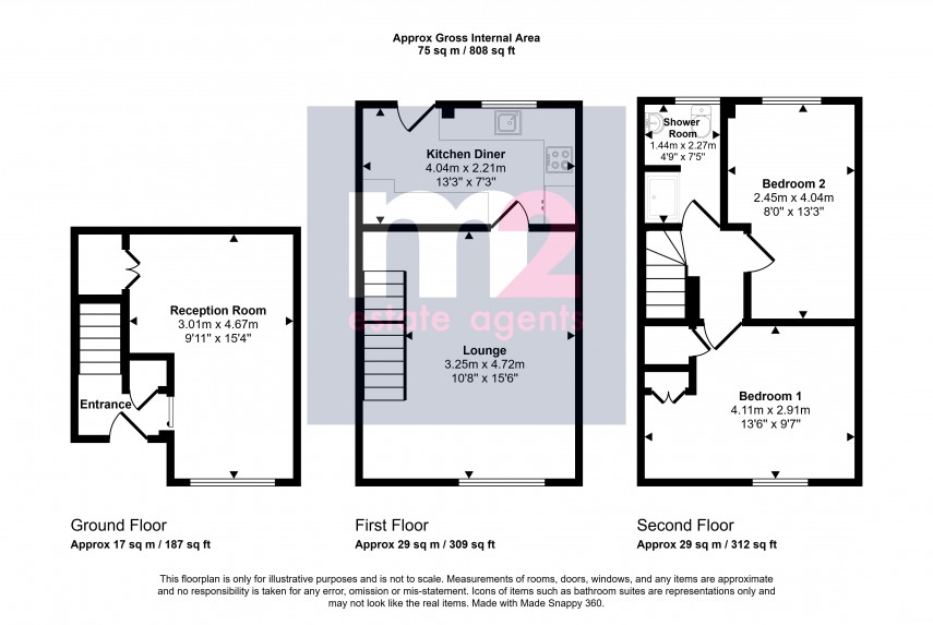 Floorplan for William Morris Drive, Newport