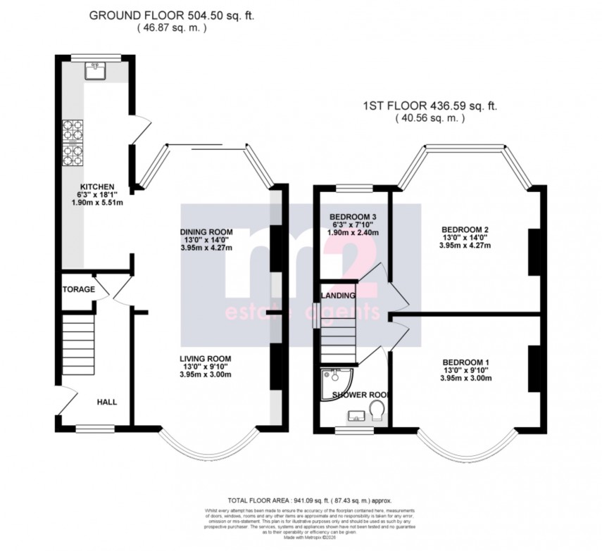 Floorplan for Cae Perllan Road, Newport