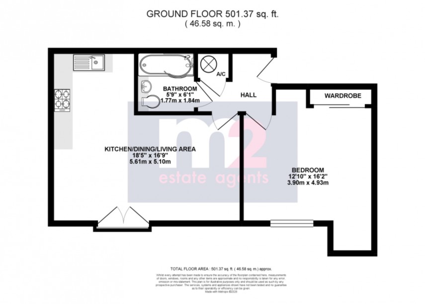 Floorplan for Chepstow Road, Newport