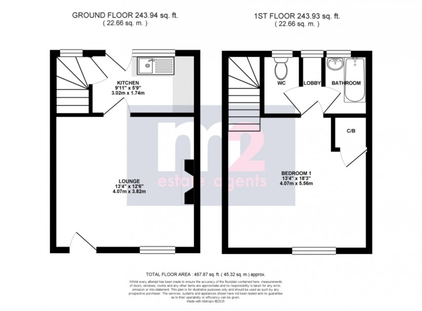 Floorplan for Llanbadoc, Usk, Monmouthshire