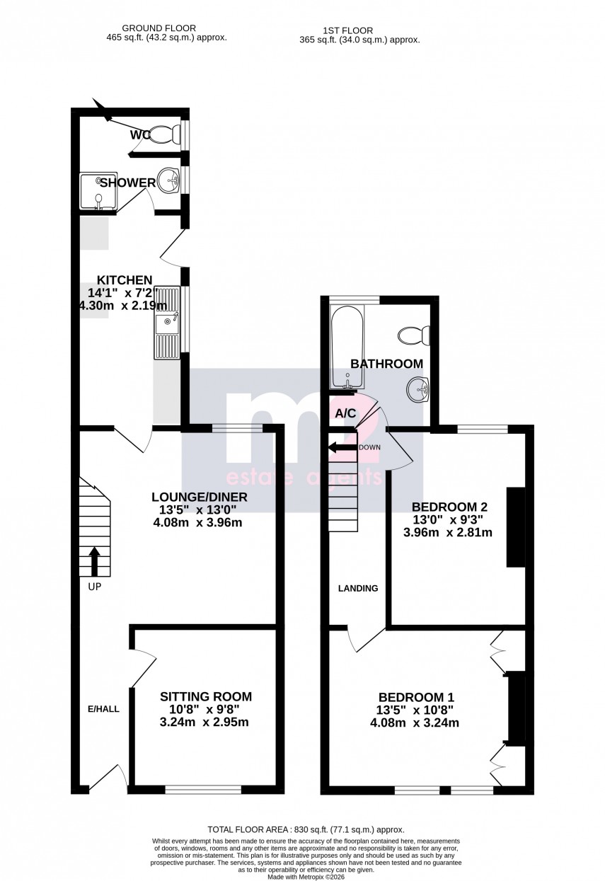 Floorplan for Wallis Street, Newport