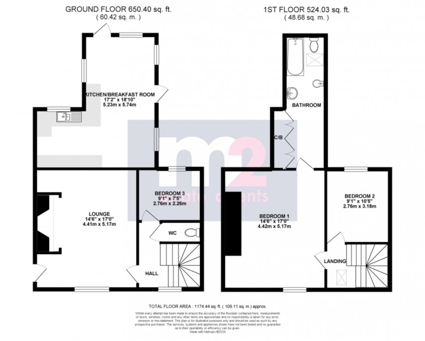 Floorplan for Kemeys Commander, Usk, Monmouthshire