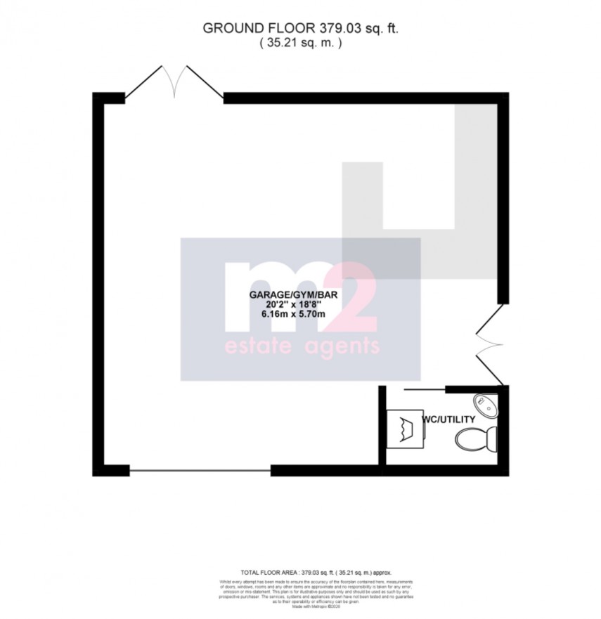 Floorplan for Pontrhydyrun, Cwmbran, Torfaen