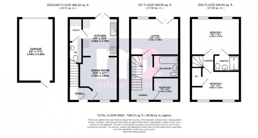 Floorplan for Corporation Road, Newport
