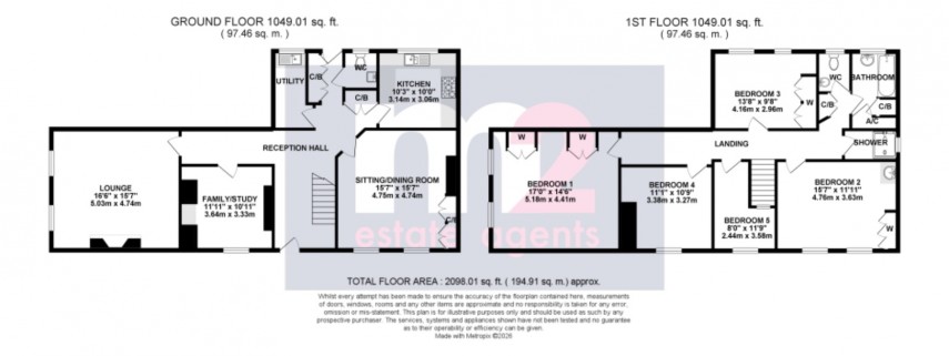 Floorplan for Church Street, Usk, Monmouthshire