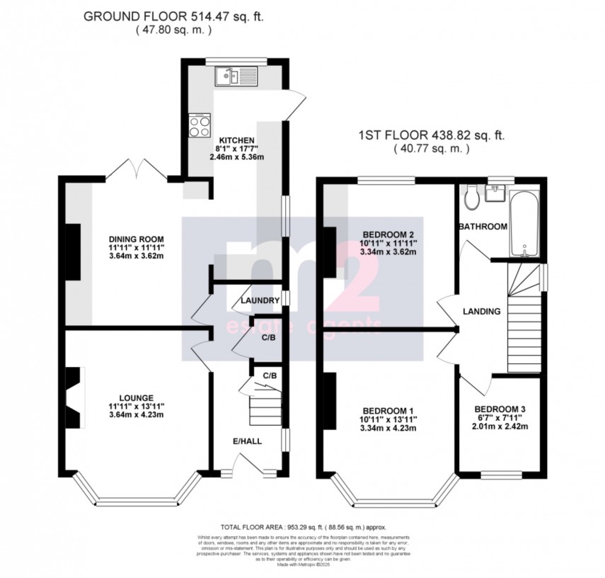 Floorplan for Christchurch Road, Newport