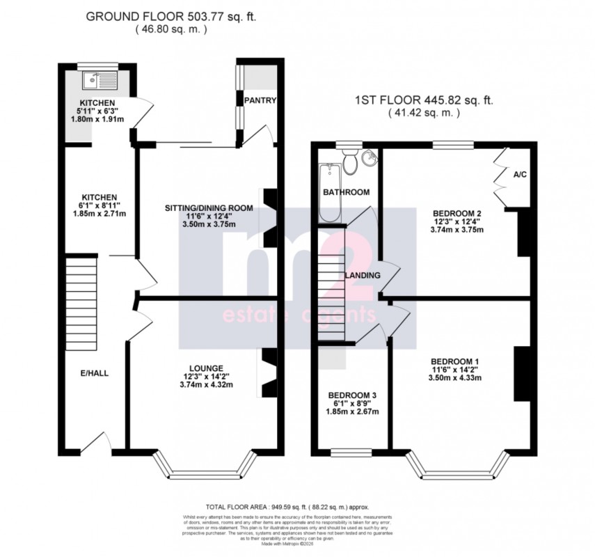 Floorplan for Warwick Road, Newport