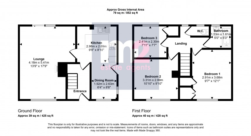 Floorplan for Graig Wood Close, Newport