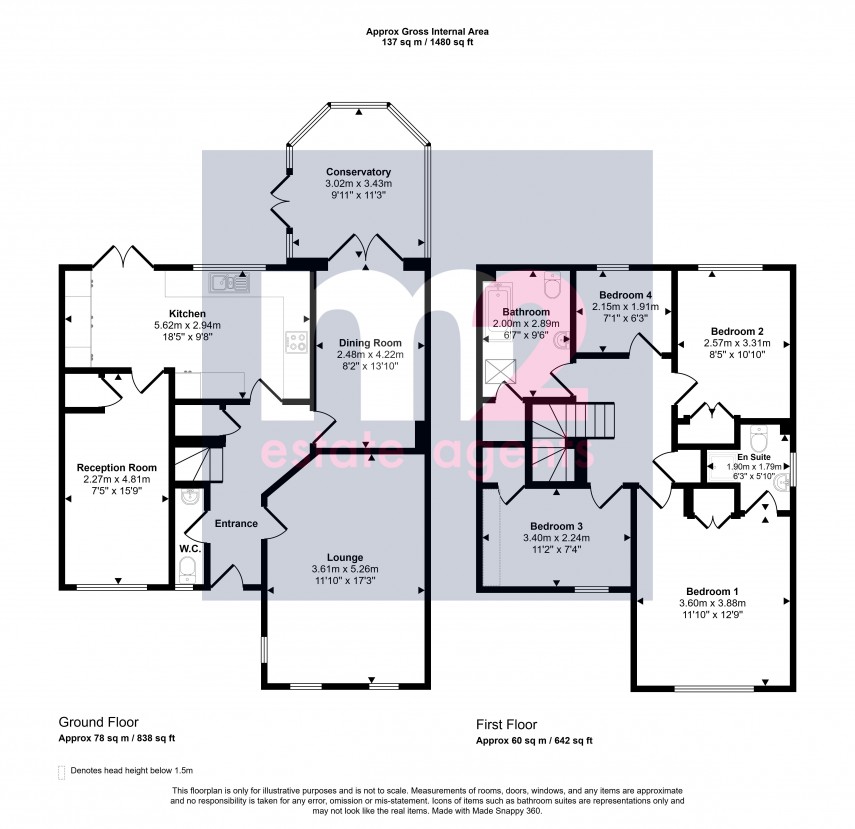Floorplan for Ponthir, Newport, Torfaen