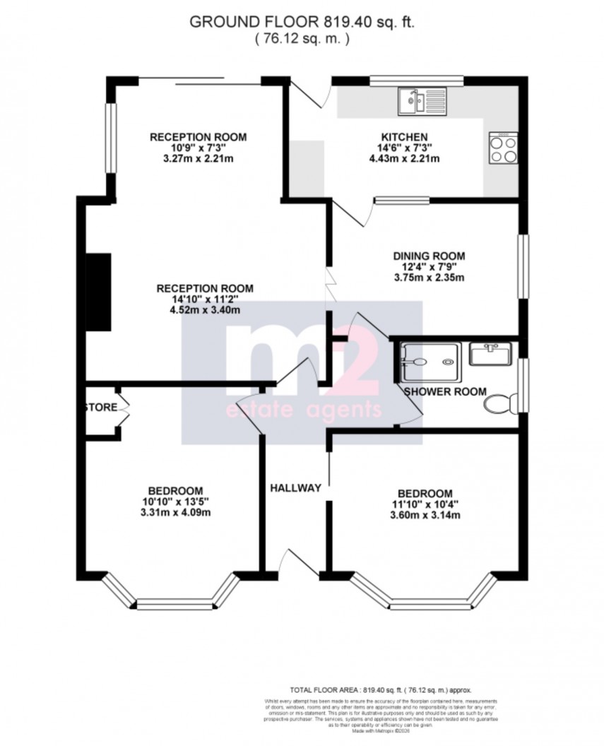 Floorplan for New Inn, Pontypool, Torfaen