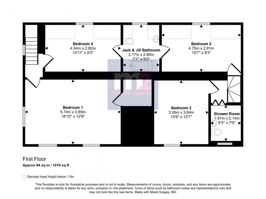 Floorplan for Brynmawr, Ebbw Vale, Blaenau Gwent