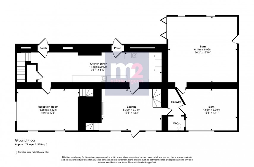 Floorplan for Brynmawr, Ebbw Vale, Blaenau Gwent