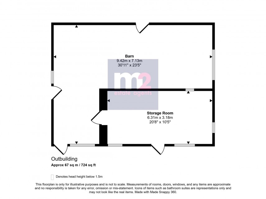 Floorplan for Brynmawr, Ebbw Vale, Blaenau Gwent