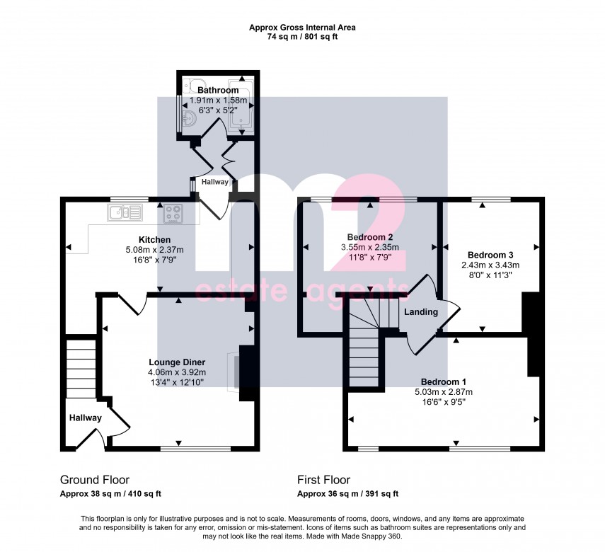 Floorplan for Mardy, Abergavenny, Monmouthshire