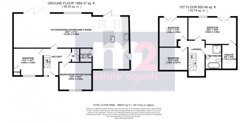 Floorplan for Croesyceiliog, Cwmbran, Torfaen