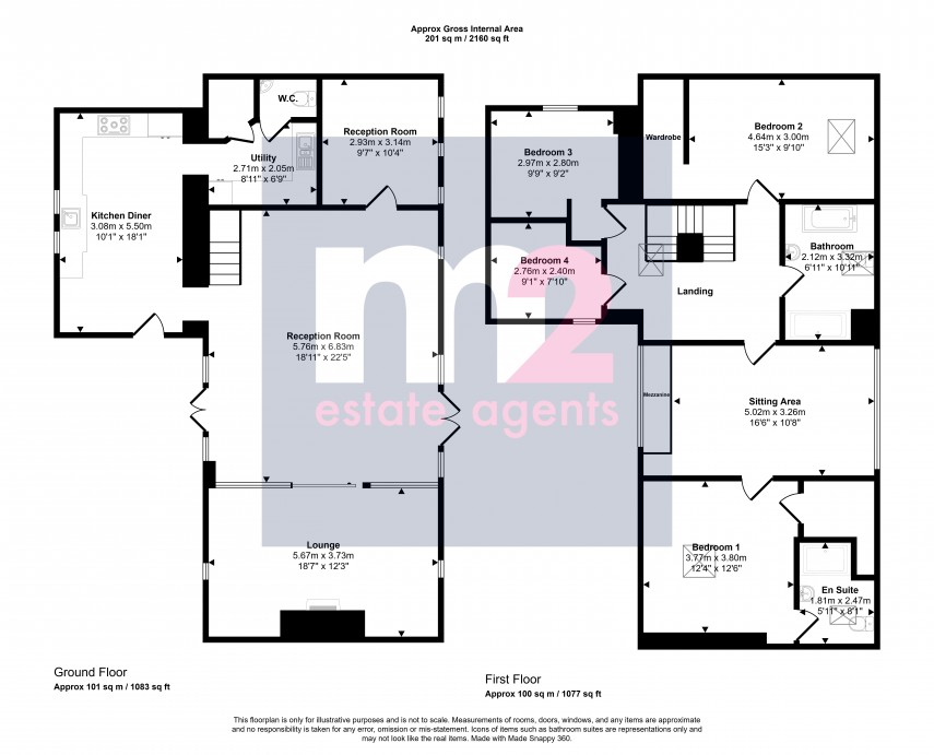 Floorplan for Llantilio Crossenny, Abergavenny, Monmouthshire