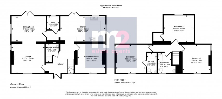 Floorplan for St Brides Netherwent, Caldicot, Monmouthshire