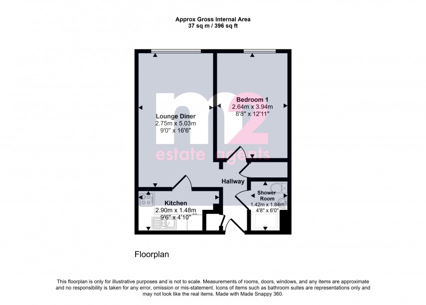 Floorplan for Maryport Street, Usk, Monmouthshire