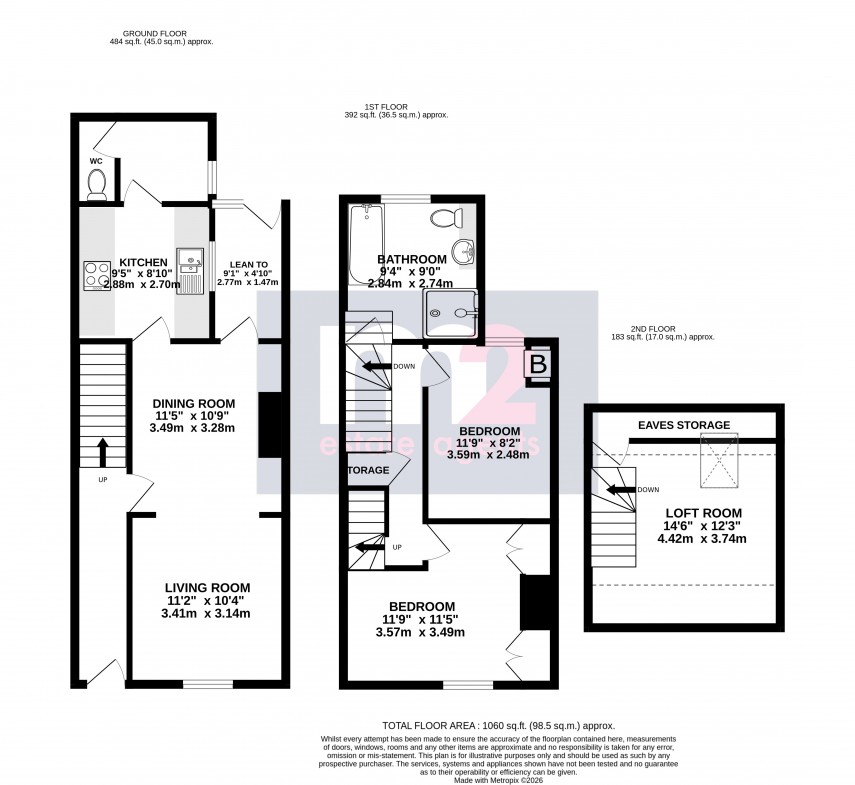 Floorplan for St Helens Road, Abergavenny, Monmouthshire