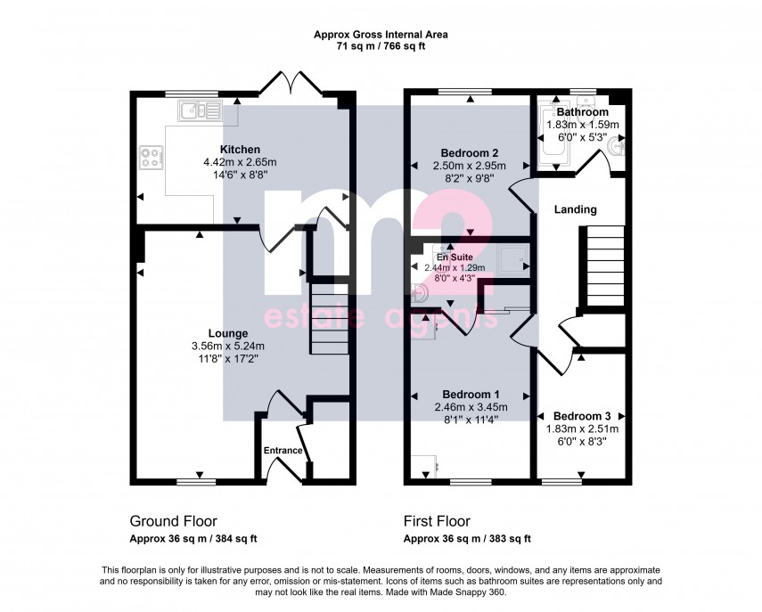 Floorplan for Silure View, Usk, Monmouthshire