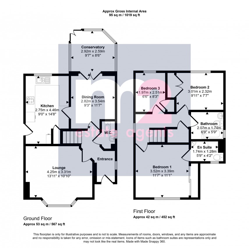 Floorplan for Blaenavon, Pontypool, Torfaen