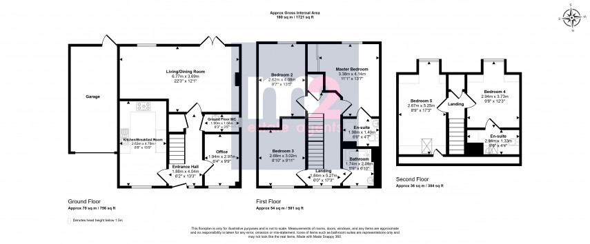 Floorplan for Llantilio Pertholey, Abergavenny, Monmouthshire