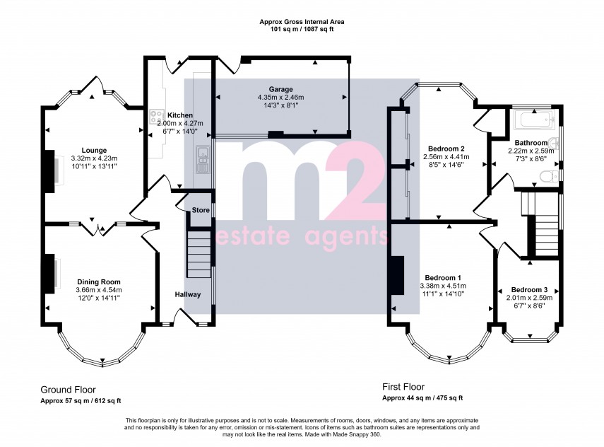 Floorplan for Clevedon Road, Newport