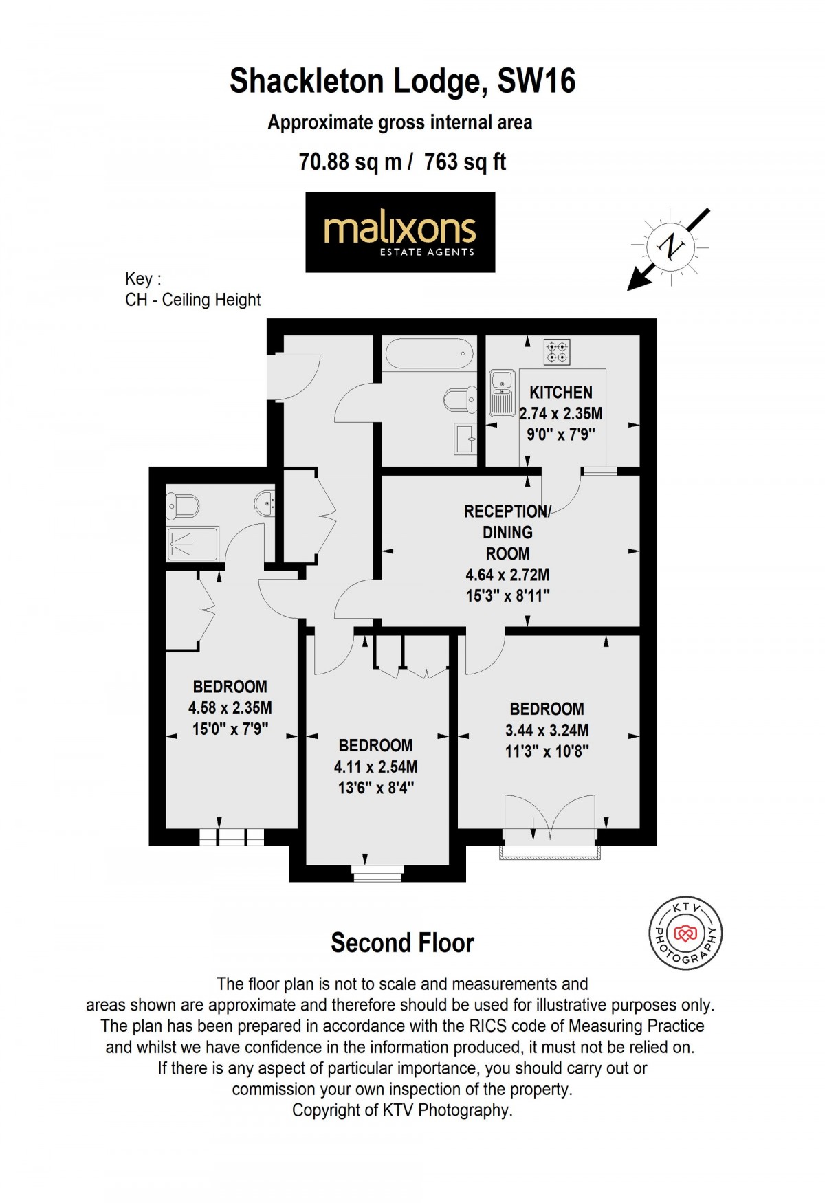 Floorplan for Gleneagle Road, London, SW16