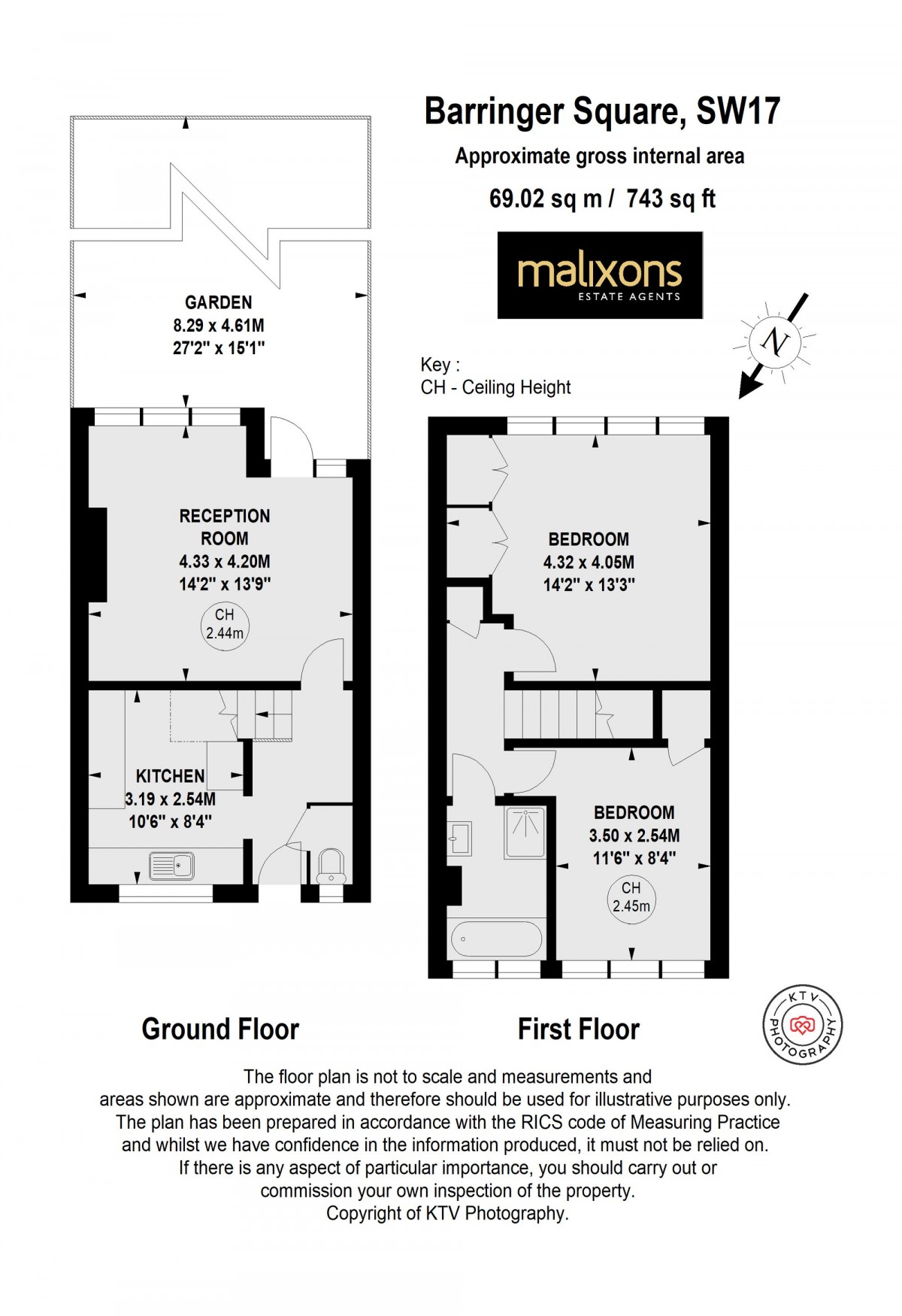 Floorplan for Barringer Square, London, SW17