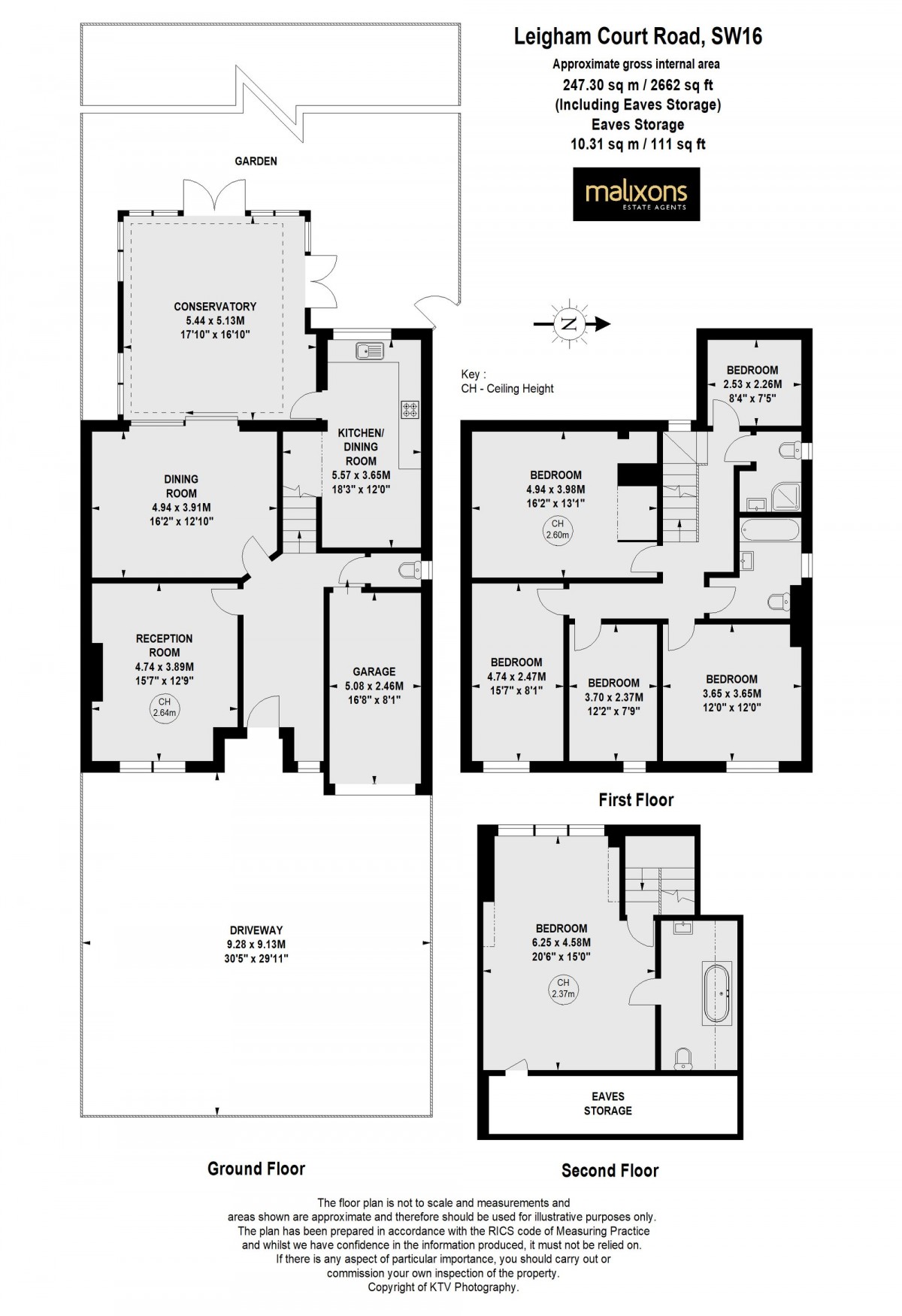 Floorplan for Leigham Court Road, London, SW16
