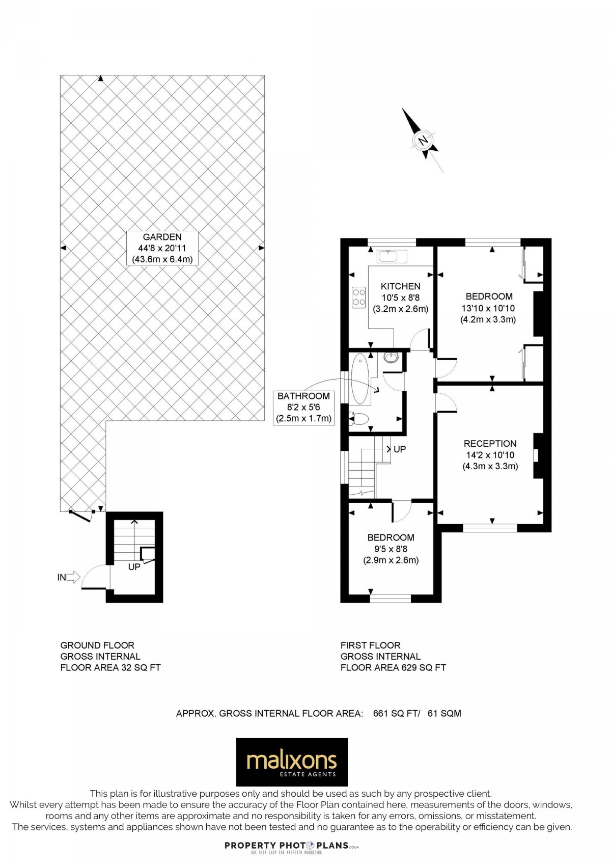 Floorplan for Martin Way, Morden, SM4