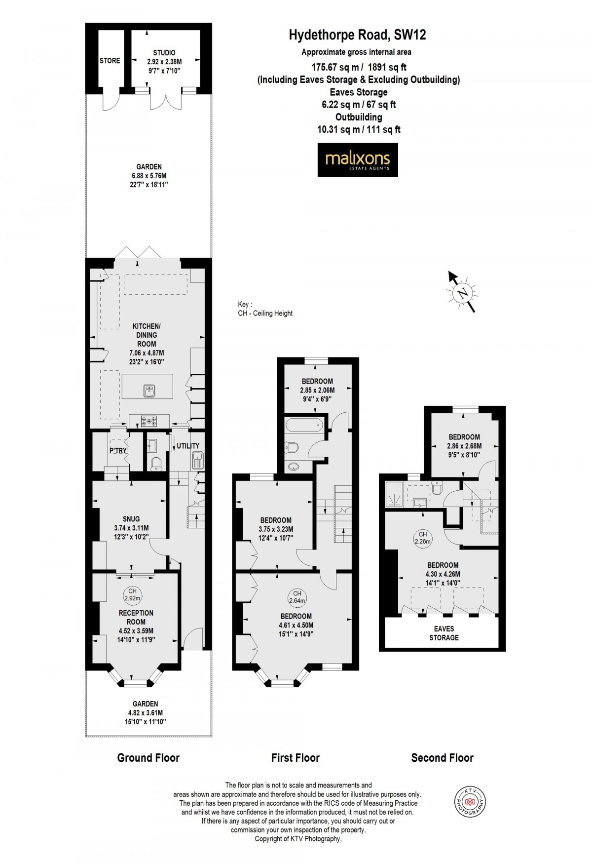 Floorplan for Hydethorpe Road, London, SW12