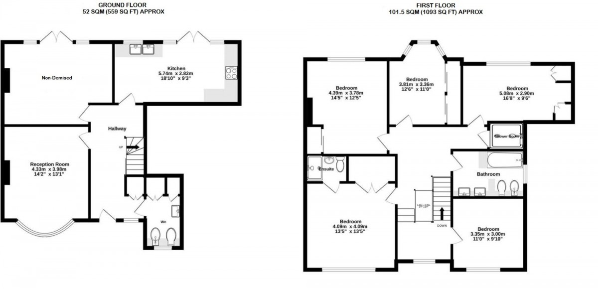 Floorplan for Addiscombe Road, Croydon, CR0