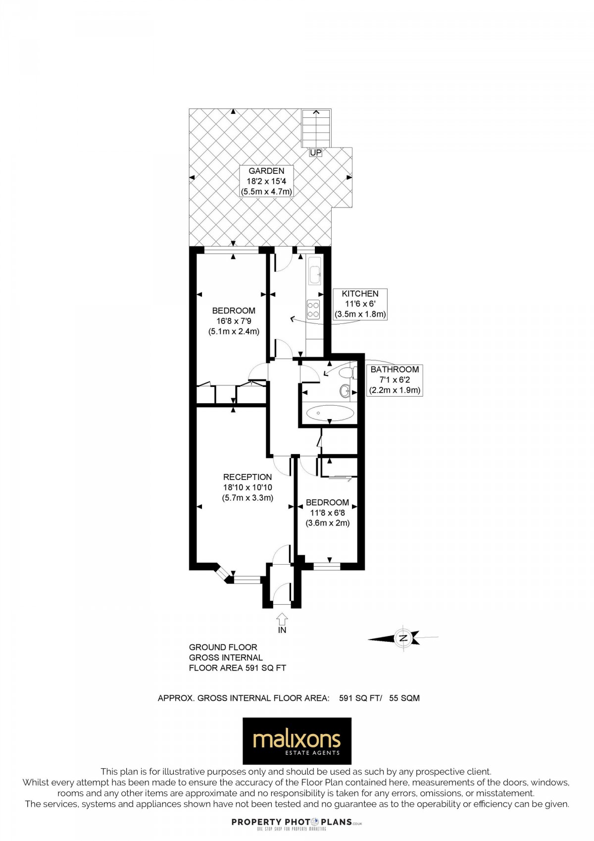 Floorplan for Angles Road, London, SW16