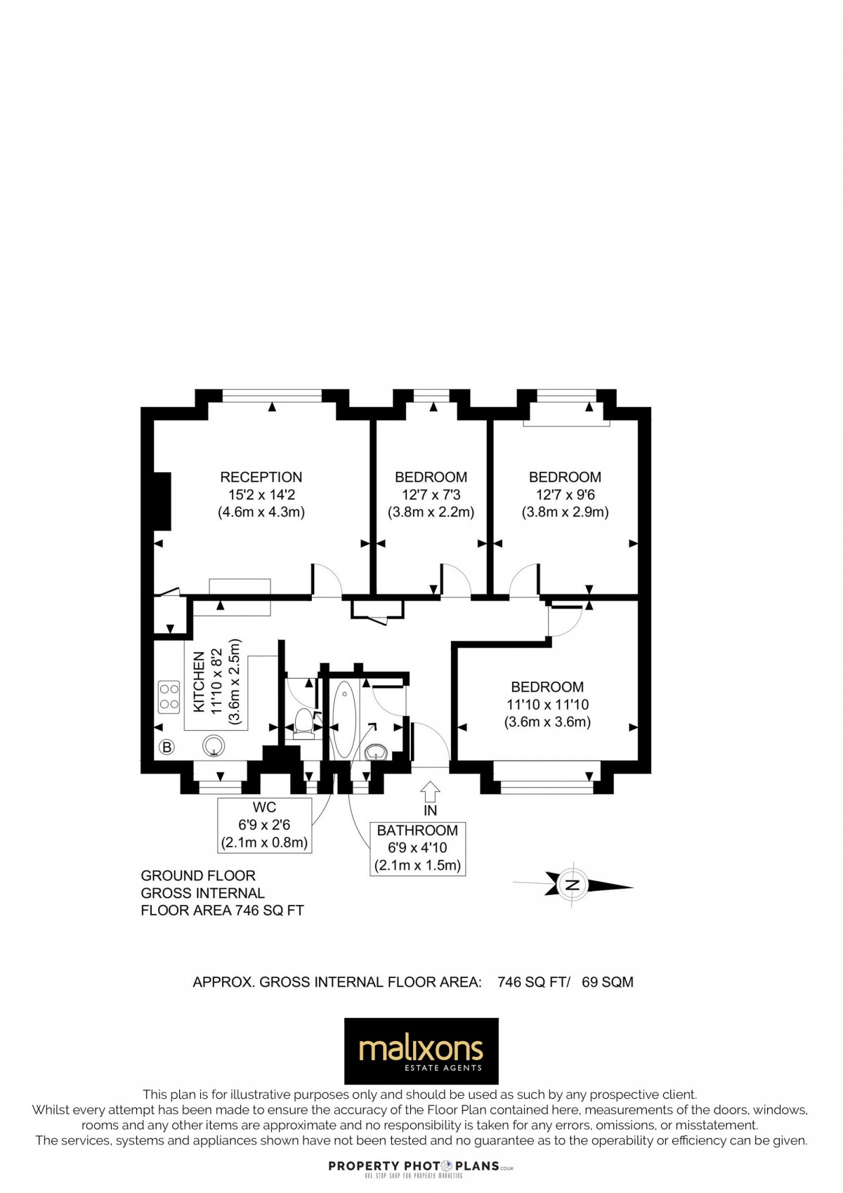 Floorplan for Aldrington Road, Grierson House Aldrington Road, SW16
