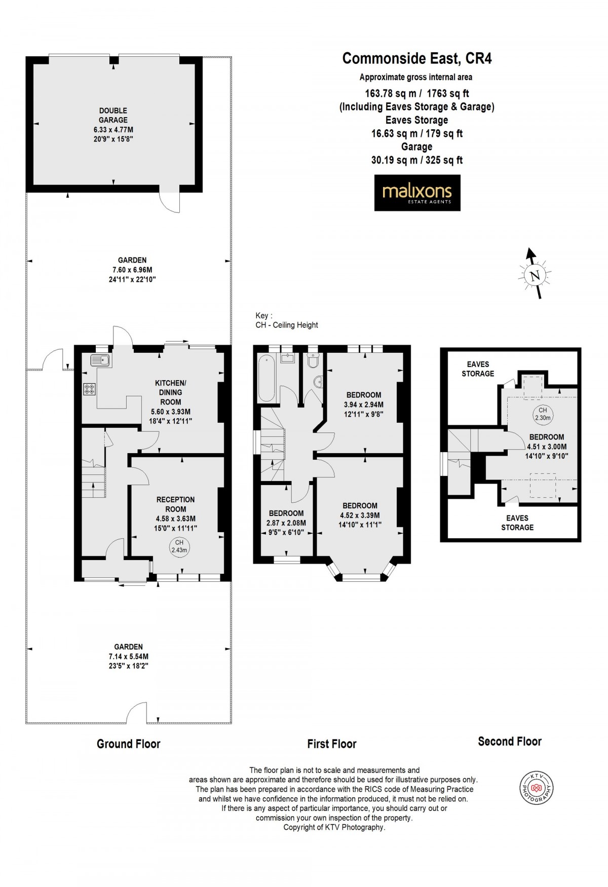 Floorplan for Commonside East, Mitcham, CR4