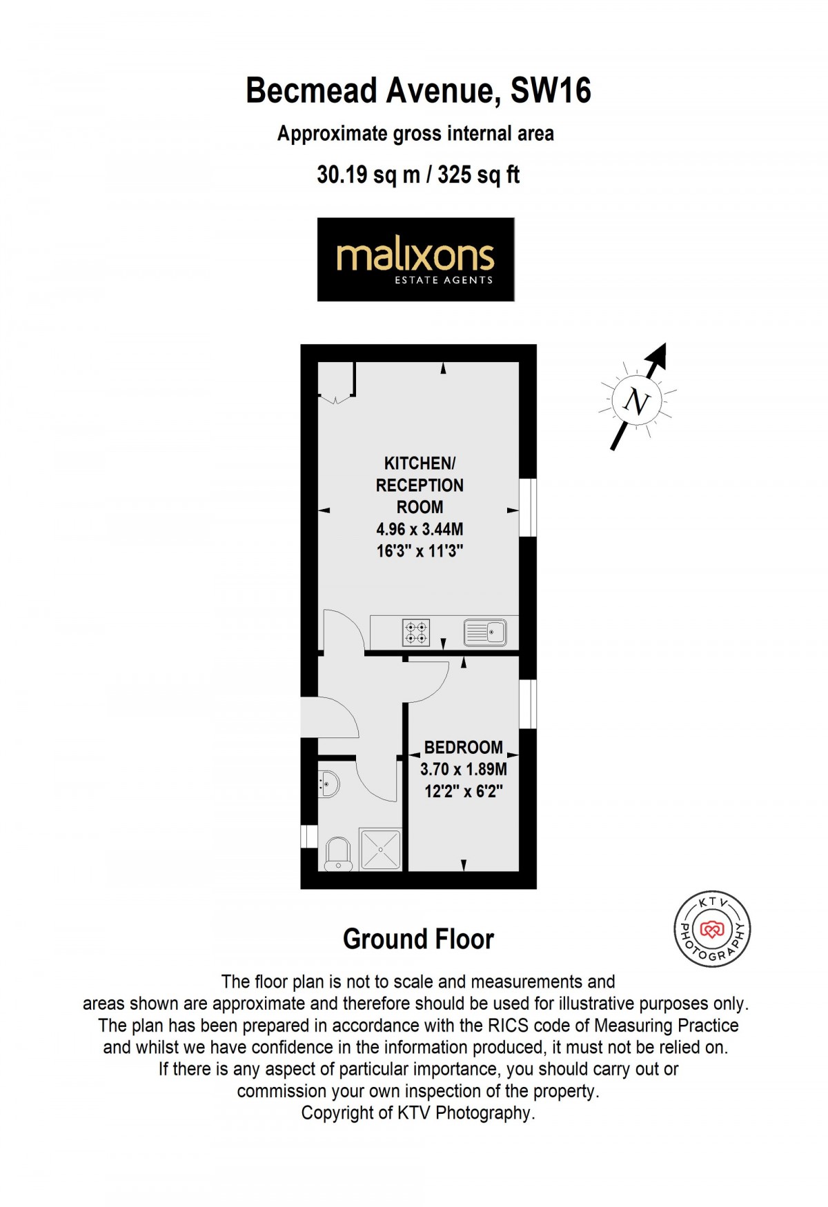 Floorplan for Becmead Avenue, London, SW16